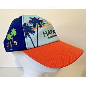2025 Hapalua hat cap Hawaii half marathon run race running CLEAN blue orange
